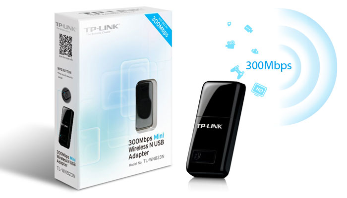 SCHEDA-DI-RETE-USB-2.0-WIRELESS-TP-LINK-WN823N-300MBPS